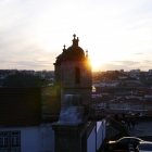 Apus văzut de la Catedrala Sé