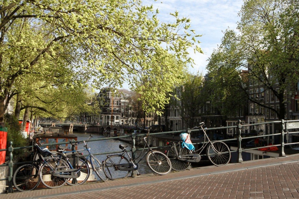Început de primăvară în Amsterdam