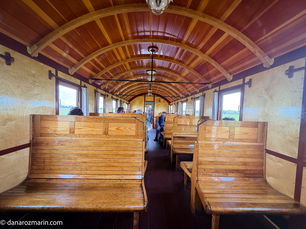 Interior vagon tren Hoorn-Medemblik