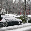 A venit iarna în Amsterdam