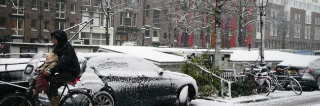A venit iarna în Amsterdam